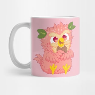 little peach owl with yummy cookie- for Men or Women Kids Boys Girls love owl Mug